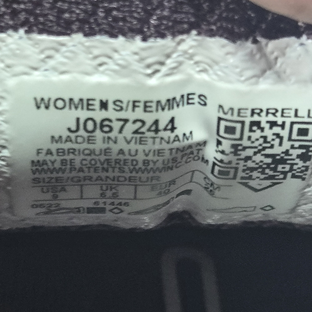 Merrell Agility Synthesis 2.0 Hiking Waterproof  Running Shoes Women's Size 9 - Picture 14 of 15